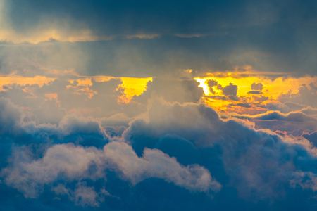 Bird eyes view on tropical forest Thailandの写真素材