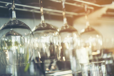 Accessories and items for coffee bar on cafe background. Equipment for cafes, vintage filter imageの写真素材