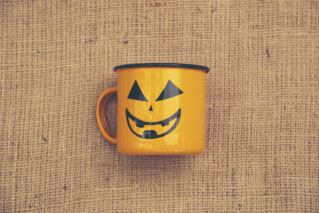 Creative picture art in Halloween conceptの写真素材