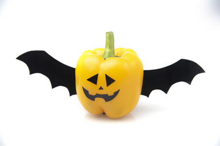 Halloween Bats on backgroundの写真素材