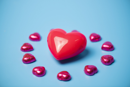heart shapes, art for Valentine's dayの写真素材