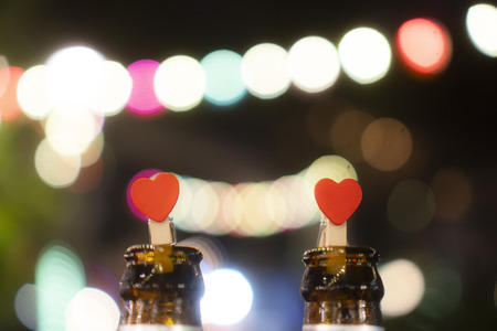 love concept with heartの写真素材