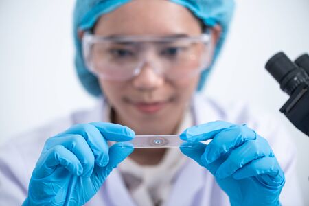 Research on alternative energy Chemical Laboratory for Energy Developmentの写真素材