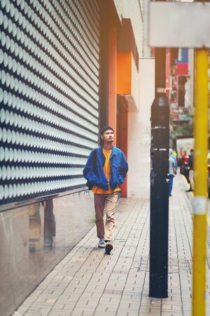 lifestyle in Hong Kong, creative filter imageの写真素材