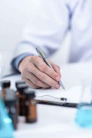 Chemical analysis From laboratory testsの写真素材