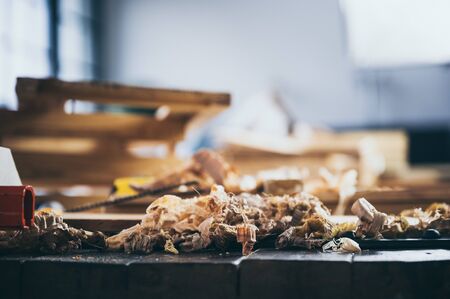 Wood for carpentry, wood craftの写真素材