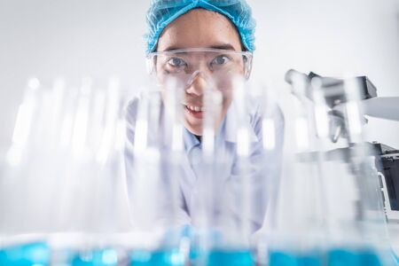 Researchers are working on product development. Modern innovation Invented in the laboratory