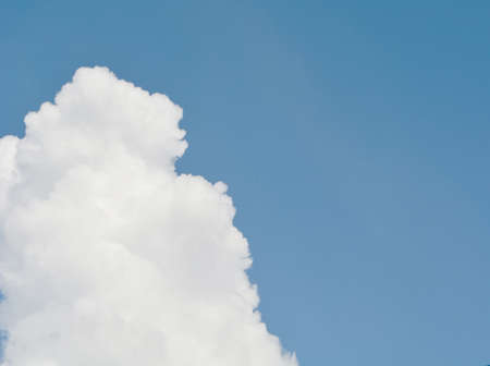 Blue sky with white cloudsの写真素材