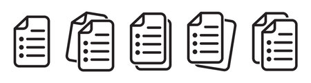 document icon vector. document icon vector. document icon sign. document symbol.のイラスト素材
