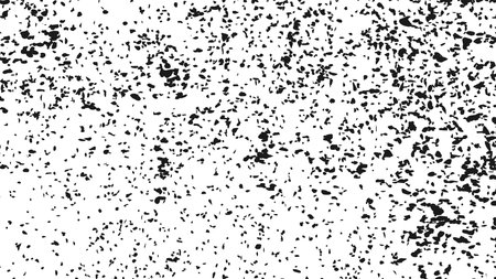 Black grainy texture isolated on white background. Flat design element. Vector illustration,eps 10.のイラスト素材