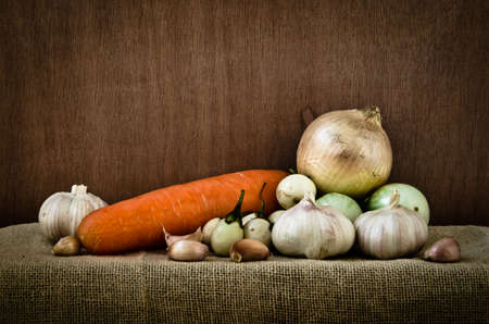 Organic Vegetables Still lifeの写真素材