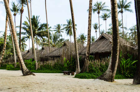 Tropical beautiful beach on the island Koh Kood, Thailandの写真素材