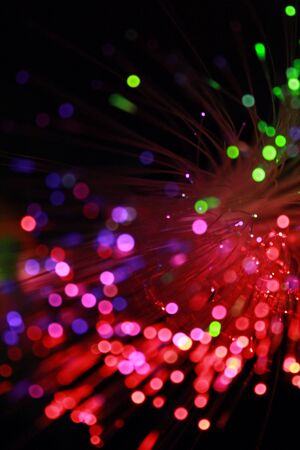 Bokeh of color lightの素材