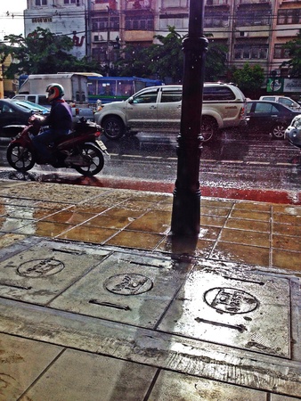 Raining and sunny.の素材