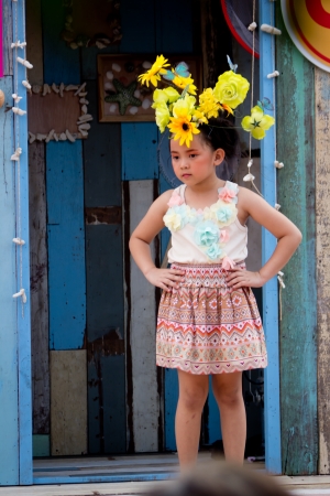 BANGKOK, THAILAND  - APRIL  28, 2013 - Kid clothing multi brand Summer Collection at Fantasia Lagoon Kidのeditorial素材