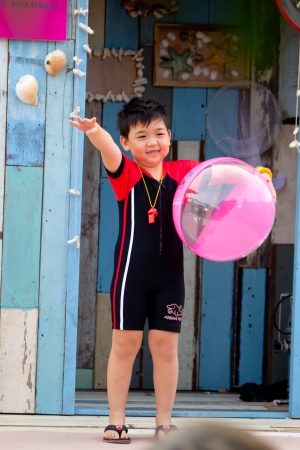 BANGKOK, THAILAND  - APRIL  28, 2013 - Kid clothing multi brand Summer Collection at Fantasia Lagoon Kidのeditorial素材