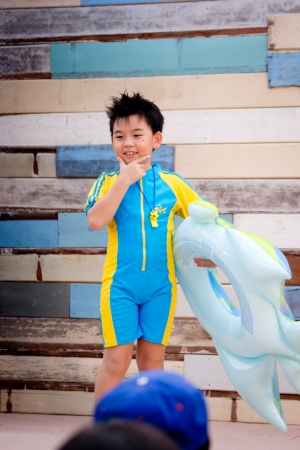BANGKOK, THAILAND  - APRIL  28, 2013 - Kid clothing multi brand Summer Collection at Fantasia Lagoon Kidのeditorial素材
