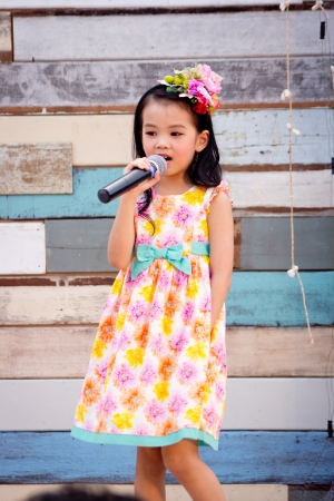 BANGKOK, THAILAND  - APRIL  28, 2013 - Kid clothing multi brand Summer Collection at Fantasia Lagoon Kidのeditorial素材