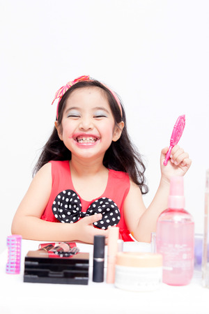 Funny makeupの写真素材
