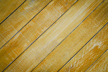 Close up yellow wooden backgroundの写真素材