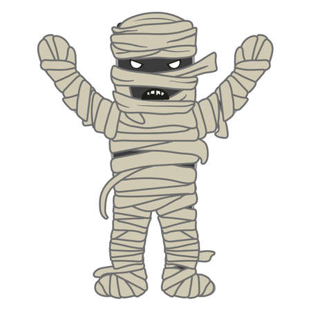 Mummy Halloween Characterのイラスト素材