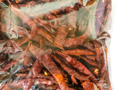 Pepper in a clear bag 2の写真素材