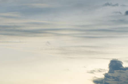 Clouds in the morning sky