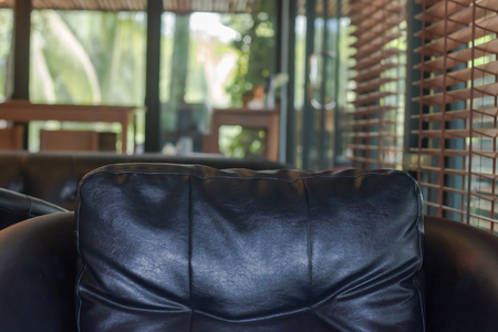 Abstract of chair in restaurantの写真素材