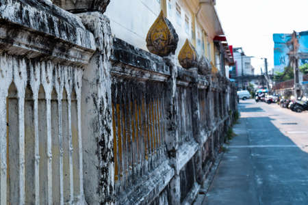 old fence cementの写真素材