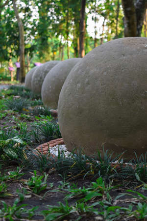 Round Rock in parkの写真素材