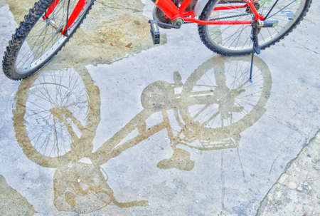 red bikeの写真素材