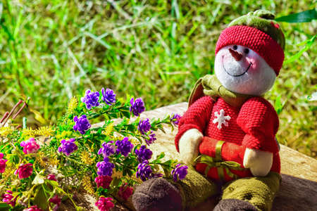 snowman doll christmas conceptの写真素材