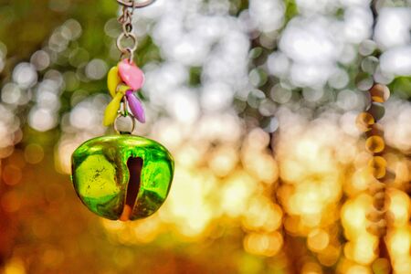 bokeh and bell blur backgroundの写真素材