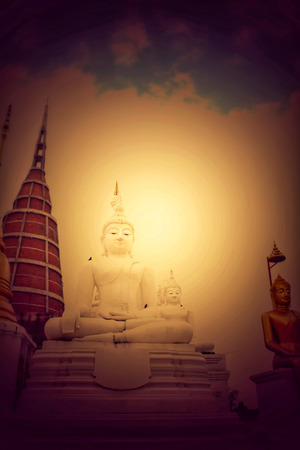 Buddha statue in Thailandの写真素材