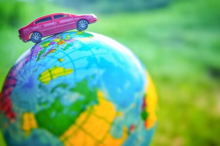 Drive around the world travel conceptの写真素材