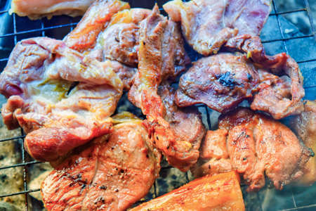 grill pork steakの写真素材