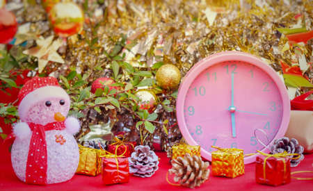 christmas concept bokeh backgroundの写真素材