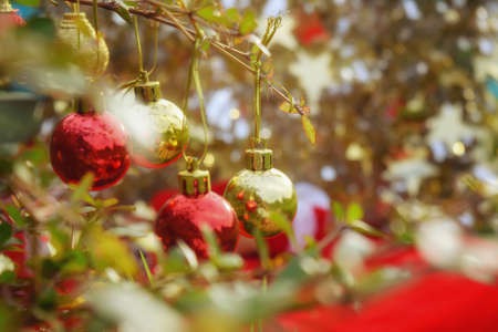 christmas concept bokeh background