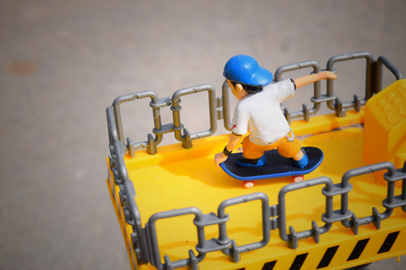 skateboard boy toyの写真素材