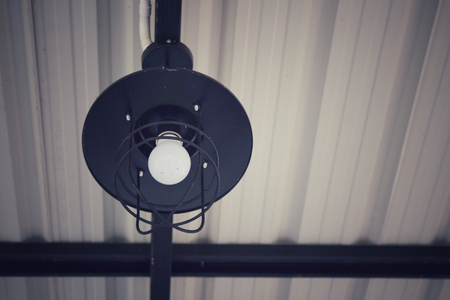 black decorative lights lampの写真素材