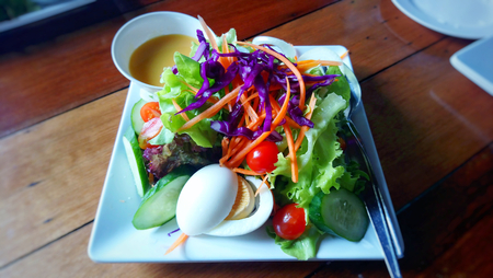 fresh vegetables saladの写真素材