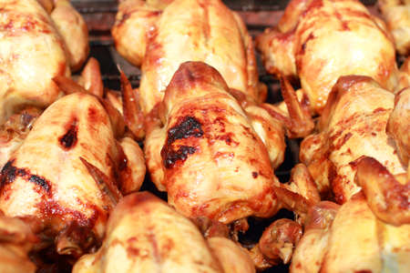 Grilled chickenの写真素材