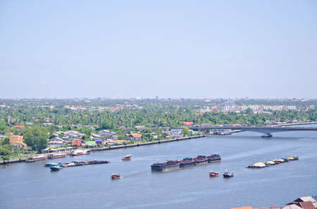 Water Transportation in bangkokの写真素材
