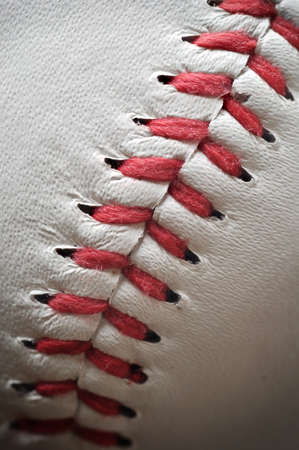 Photo of close up baseballの写真素材