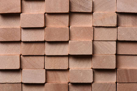 Wooden blocks abstract backgroundの写真素材