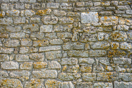 Stone background, blocks wall pattern textureの写真素材