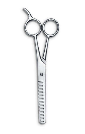 Scissors isolated on white backgroundの写真素材