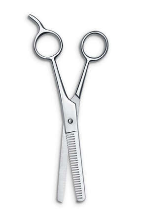 Scissors isolated on white backgroundの写真素材