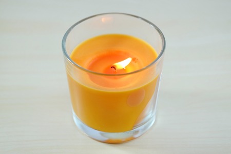 aroma candleの写真素材