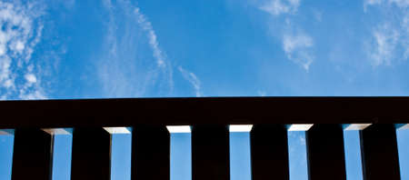 fence and sky